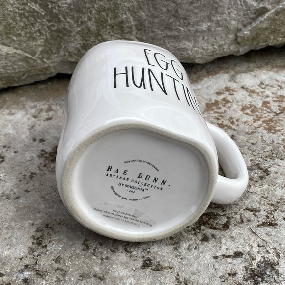 Rae Dunn EGG HUNTING Easter Mug- Pink Interior - Picture 3 of 4